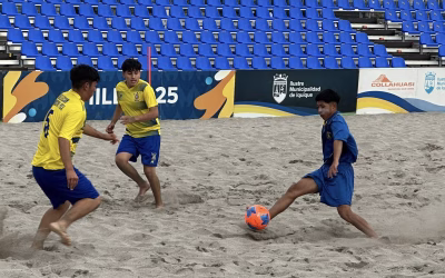Torneo regional de fútbol playa se toma Cavancha
