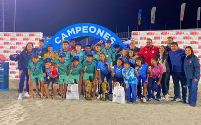 CODE se corona campeón regional de fútbol playa escolar